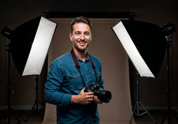 Photography studio setup