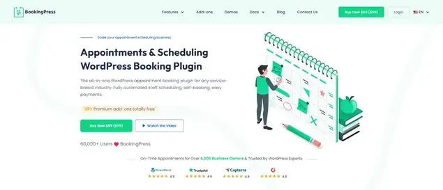 BookingPress plugin For Car Rental Booking Service