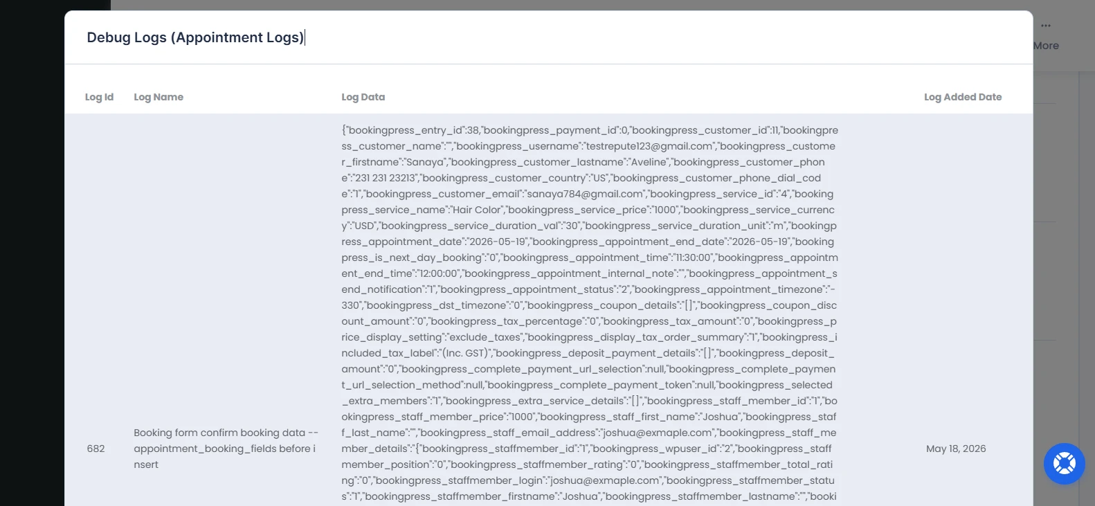 View Logs