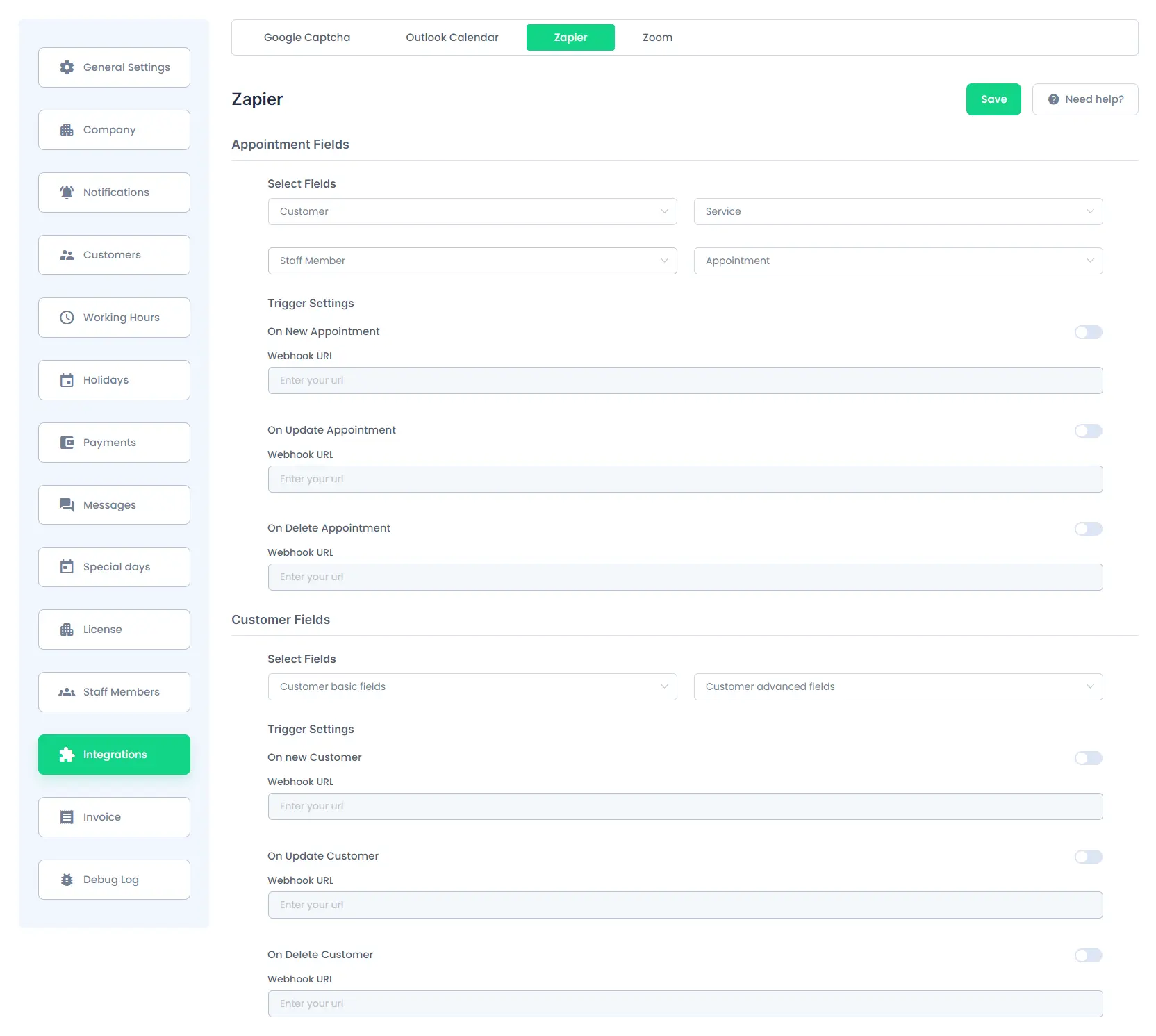 Zapier Integration