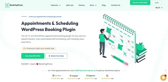 BookingPress Studio Scheduling Software