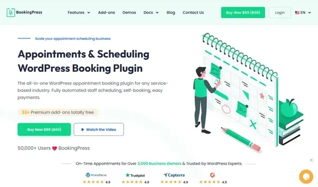 BookingPress Open Source Scheduling Software