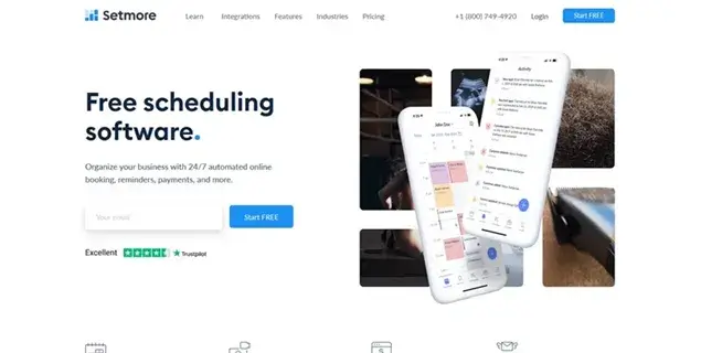 Setmore Scheduling Software