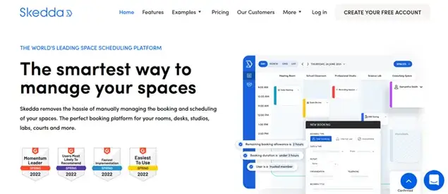 Skedda appointment scheduling software