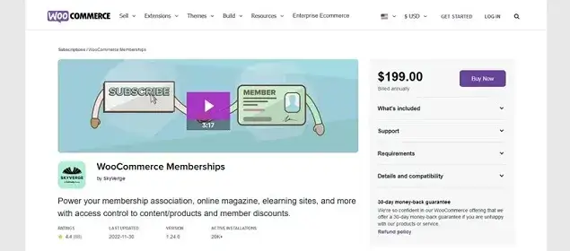 WooCommerce Memberships Plugin