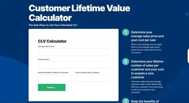 Customer Lifetime Value Calculator