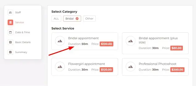 select category