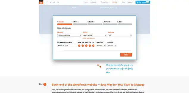 Bookly WordPress Plugin for Salon