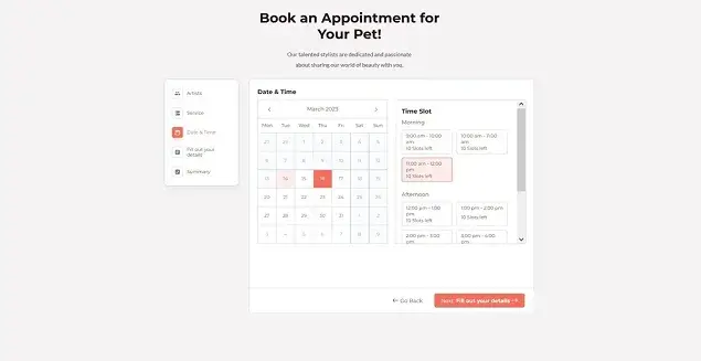 BookingPress time slots