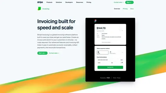 Invoicing tool in Stripe