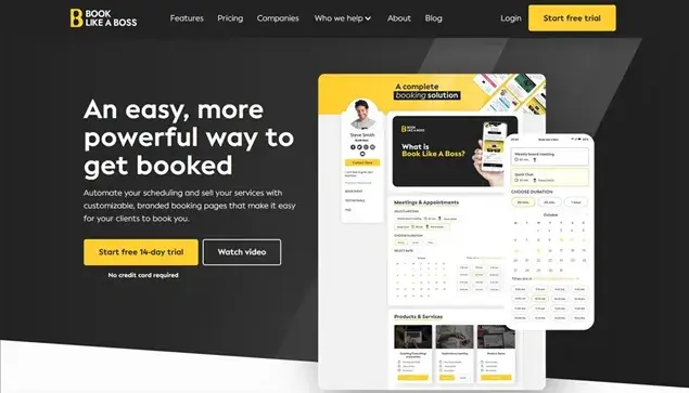 Book Like a Boss Software for Appointment
