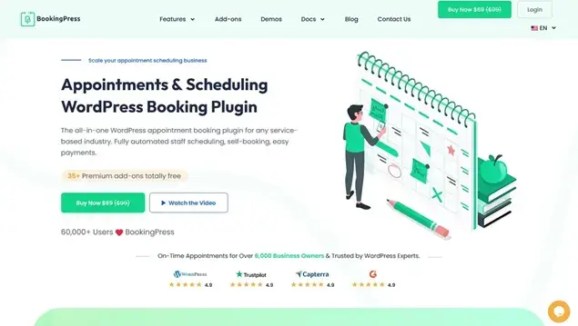 BookingPress Appointment Booking Plugin