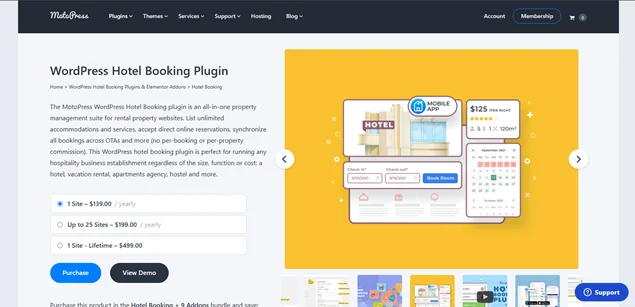 motopress hotel booking plugin