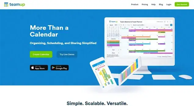 Teamup Scheduling Software