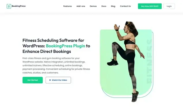 BookingPress Plugin for Gym Appointment