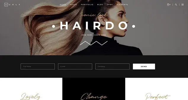 Curly WordPress Theme