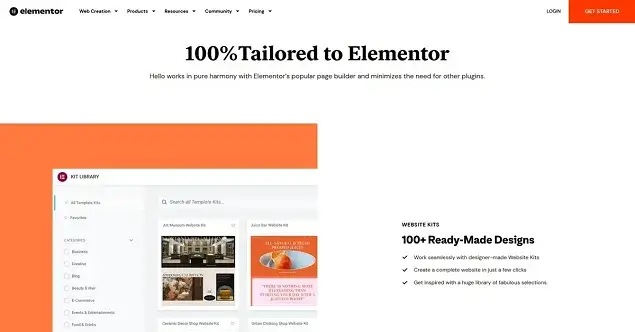 Hello Elementor WordPress Theme