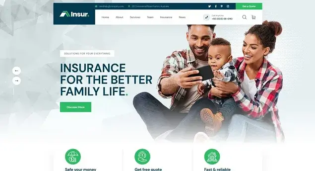Insure WordPress Theme