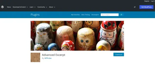 Advanced Excerpt Plugin