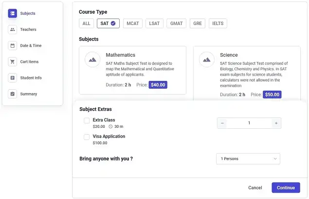 Simplify bookings of sports facilities