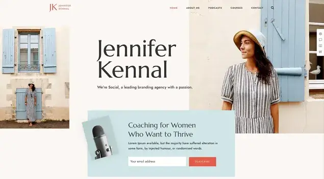 Business Coach WordPress Theme