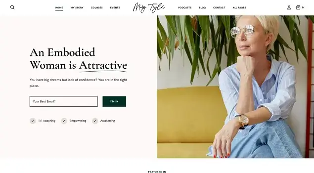 Magnetique Feminine Coach Theme