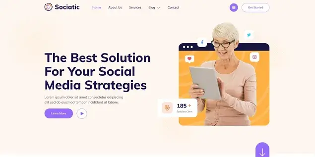 Sociatic Coaching Marketing Theme