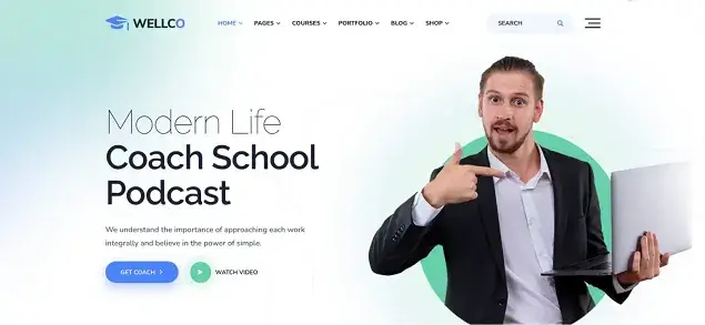 Wellco Coaching WordPress Theme