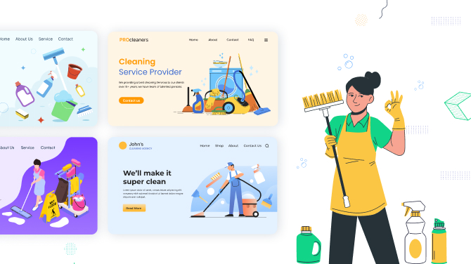 15+ Best WordPress Themes for Cleaning Companies