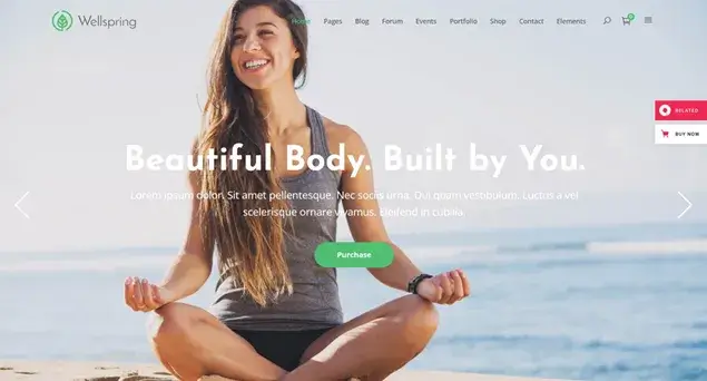 Wellspring Health and Wellness Theme