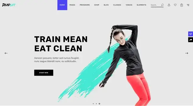 Deadlift - Fitness and Bodybuilding WordPress Theme