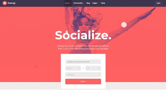 Gwangi - Multipurpose WordPress Membership Theme