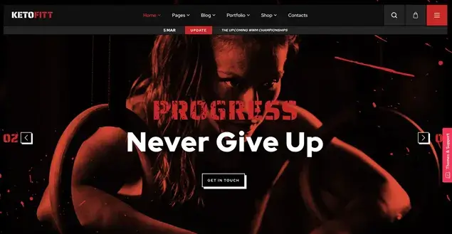 KettoFit - Fitness WordPress Theme