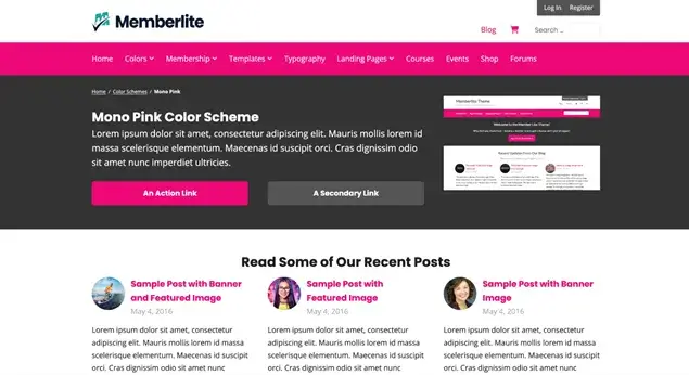 Memberlite Membership Theme (Free)