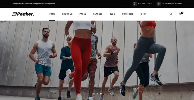 Peaker - Fitness & Gym WordPress Theme