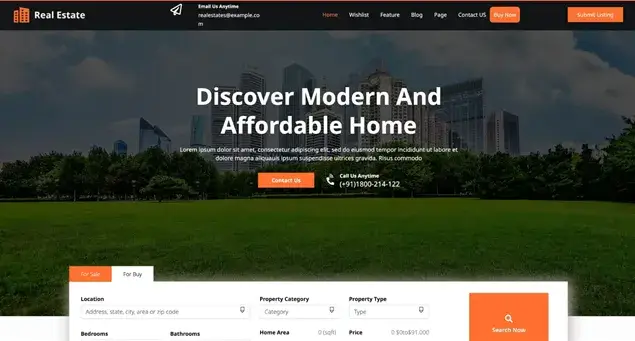 Real Estate Management Theme