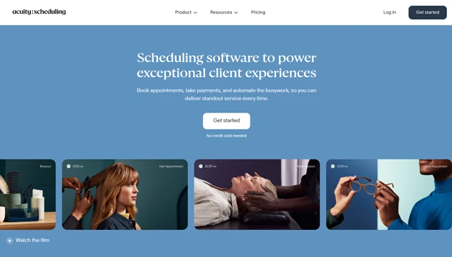 acuity scheduling website