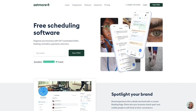 setmore website