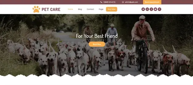 Pet Animal Care WordPress Theme