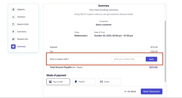 bookingpress coupons addon
