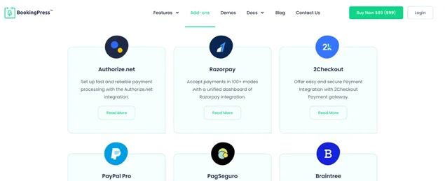 bookingpress integration