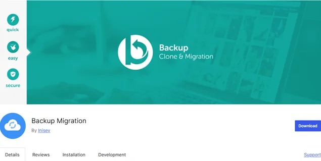 backup migration