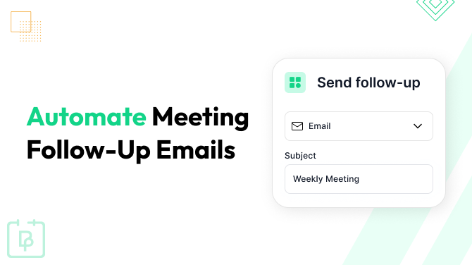 How to Automate Meeting Follow-Up Emails With BookingPress